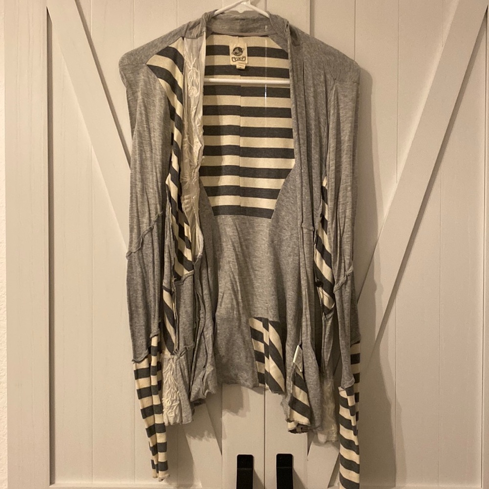 Barely Worn Open Tunic With Fun Detailing - image 1